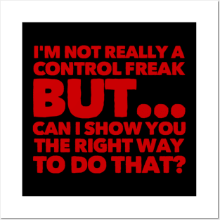 Control freak Posters and Art